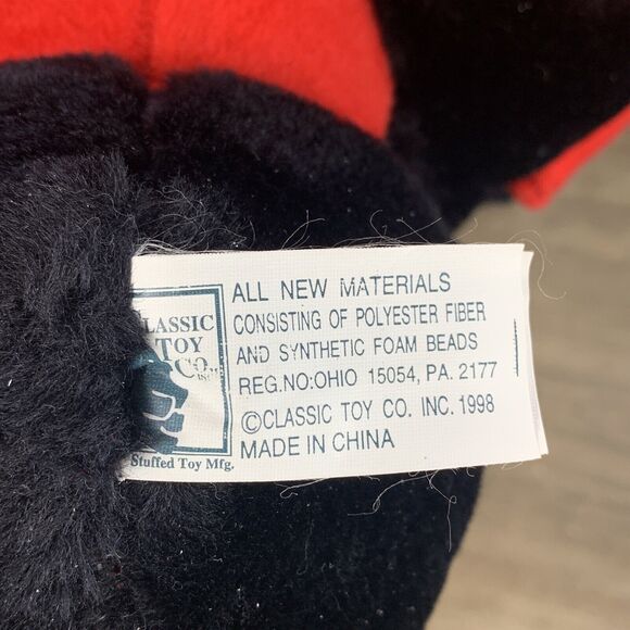 Classic Toy Co. Large Ant with Antenna Stuffed Animal Plush Black Red 20 Inch - Picture 7 of 8